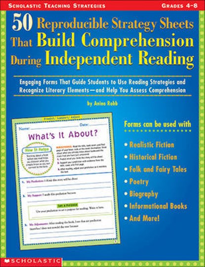 50 Reproducible Strategy Sheets That Build Comprehension During Independent Reading, ROBB,  Anina - Paperback - 9780439387842