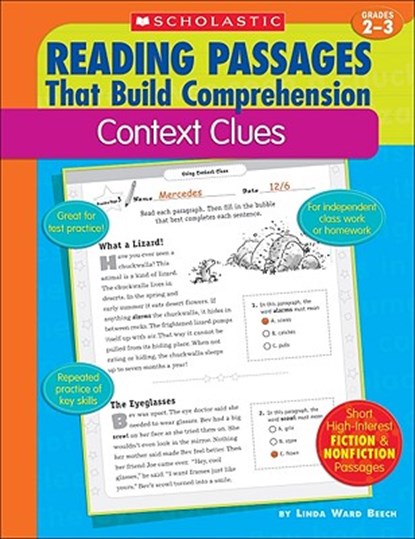 Reading Passages That Build Comprehension: Context Clues Grades 2-3, Linda Beech - Paperback - 9780439554268