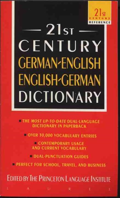 21st Century German-English English-German Dictionary, Princeton Language Institute - Paperback - 9780440220893