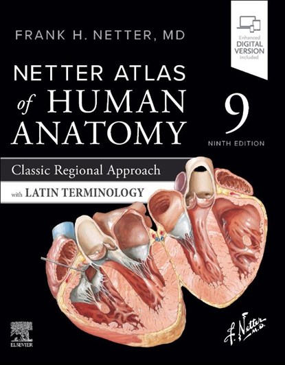 Netter Atlas of Human Anatomy: Classic Regional Approach with Latin Terminology, Frank H. Netter - Paperback - 9780443377945