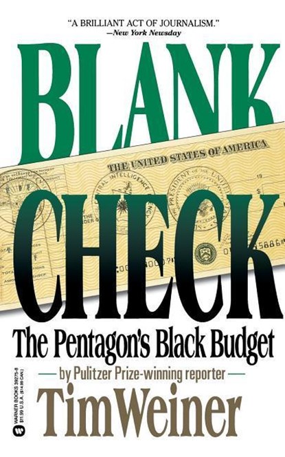 Blank Check, Tim Weiner - Paperback - 9780446392754