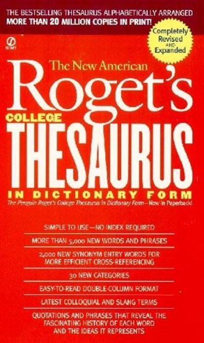 New American Roget's College Thesaurus in Dictionary Form (Revised & Updated), Philip D. Morehead - Paperback - 9780451207166