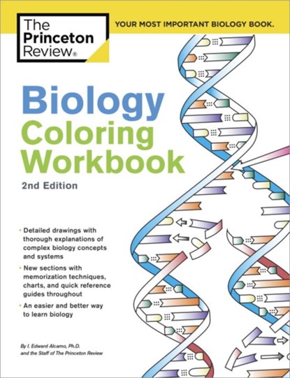 Biology Coloring Workbook, 2nd Edition, The Princeton Review ; Edward Alcamo - Paperback - 9780451487780