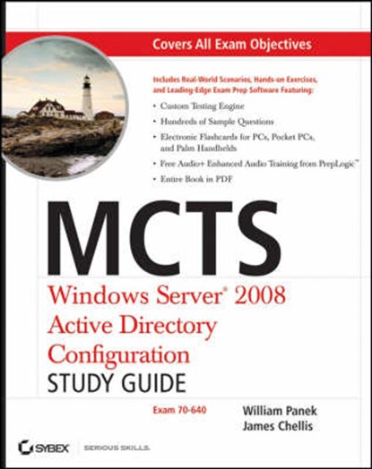MCTS Windows Server 2008 Active Directory Configuration Study Guide, PANEK,  William - Paperback - 9780470261675