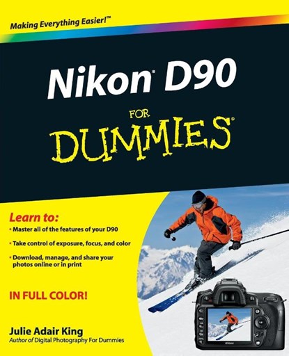 Nikon D90 For Dummies, Julie Adair (Indianapolis King - Paperback - 9780470457726