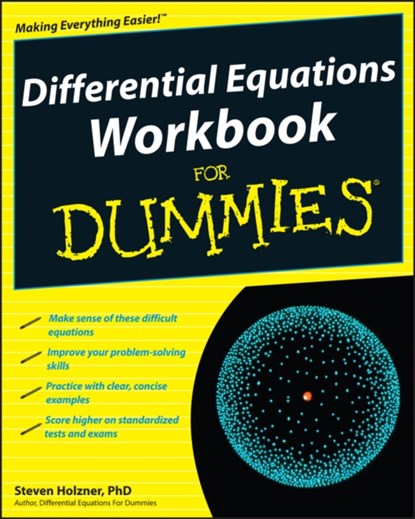 Differential Equations Workbook For Dummies, Steven Holzner - Paperback - 9780470472019