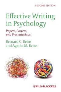 Effective Writing in Psychology | Bernard C. Beins ; Agatha M. Beins | 