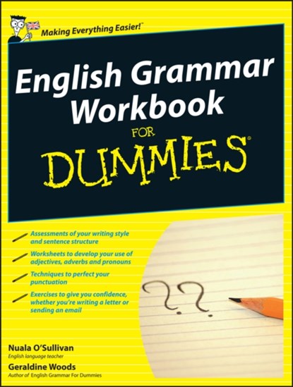 English Grammar Workbook For Dummies, UK Edition, Nuala O'Sullivan ; Geraldine (New York Woods - Paperback - 9780470688304