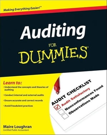 Auditing For Dummies, Maire Loughran - Ebook - 9780470877579