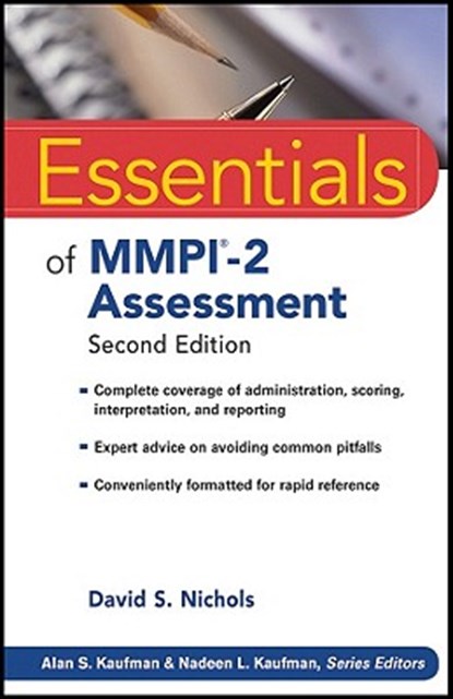 Essentials of MMPI-2 Assessment, DAVID S. (PACIFIC UNIVERSITY,  Forest Grove, OR) Nichols - Paperback - 9780470923238