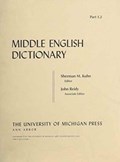Middle English Dictionary | Lewis | 