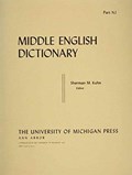 Middle English Dictionary | Robert E. Lewis | 