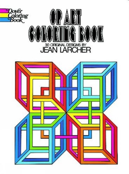 Op Art Coloring Book, Jean Larcher - Paperback - 9780486231723