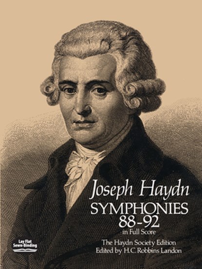 Symphonies 88-92 in Full Score: The Haydn Society Edition, Joseph Haydn - Paperback - 9780486244457