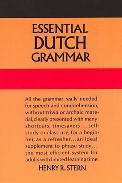 Essential Dutch Grammar, Henry R. Stern - Paperback - 9780486246758