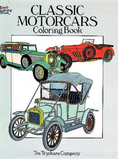 Classic Motorcars Coloring Book, Tre Tryckare Co. - Paperback - 9780486251387