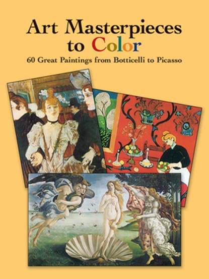 Art Masterpieces to Colour, Marty Noble ; Susan L Rattiner - Paperback - 9780486433813