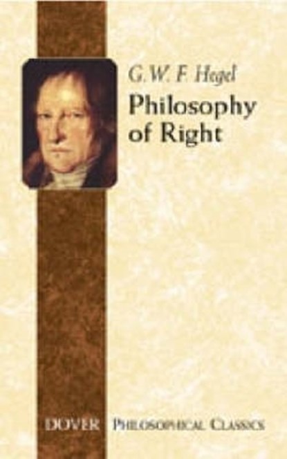 Philosophy of Right, Epicurus Epicurus ; Georg Wilhelm Friedrich Hegel - Paperback - 9780486445632