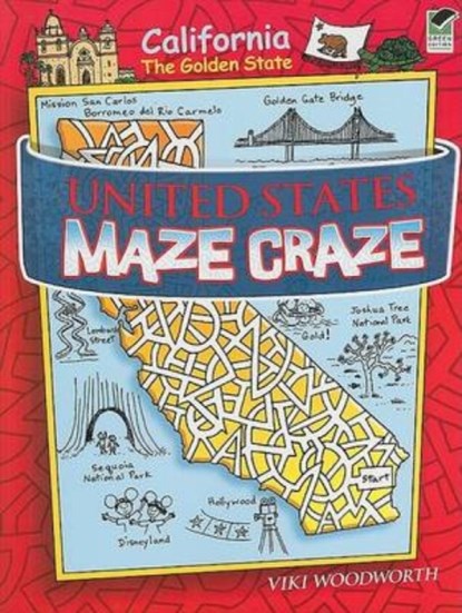 United States Maze Craze, Viki Woodworth - Paperback - 9780486468310