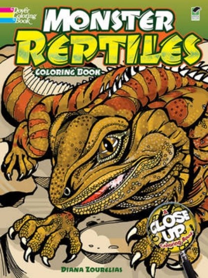 Monster Reptiles Coloring Book, Diana Zourelias - Paperback - 9780486482521