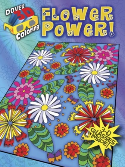 3-D Coloring Book - Flower Power!, Baker Baker - Paperback - 9780486490120