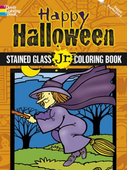Happy Halloween Stained Glass Jr. Coloring Book, Beylon Beylon - Paperback - 9780486498720