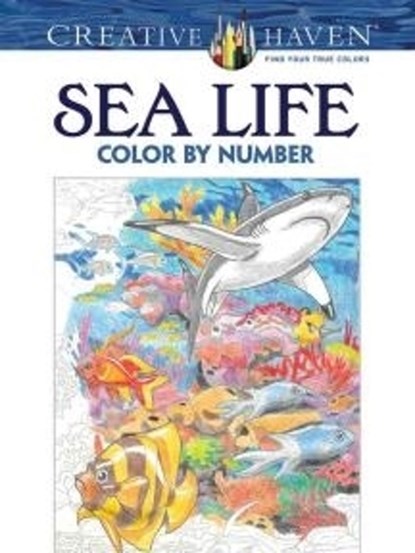 Creative Haven Sea Life Color by Number Coloring Book, George Toufexis - Paperback - 9780486797953