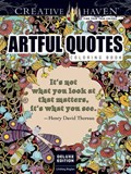 Creative Haven Deluxe Edition Artful Quotes Coloring Book | Lindsey Boylan | 