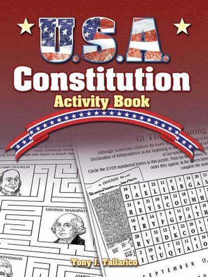 U.S.A. Constitution Activity Book, Tony Tallarico - Paperback - 9780486809342