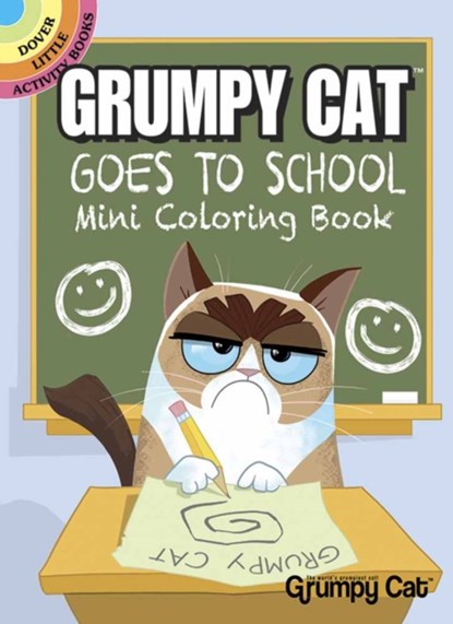 Grumpy Cat Goes to School Mini Coloring Book, John Kurtz - Paperback - 9780486819600