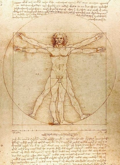 Vitruvian Man Notebook, Leonardo Da Vinci - Paperback - 9780486836560
