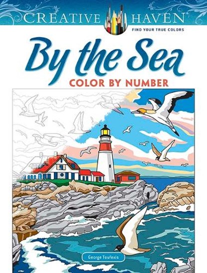 Creative Haven By the Sea Color by Number, George Toufexis - Paperback - 9780486840468