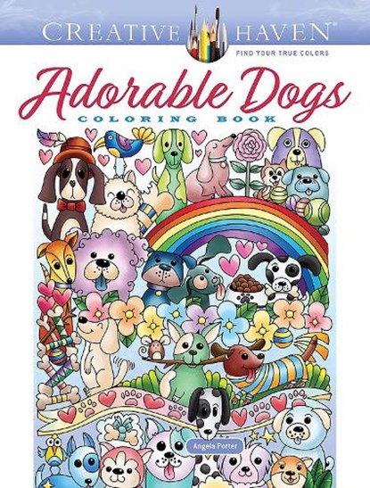 Creative Haven Adorable Dogs Coloring Book, Angela Porter - Paperback - 9780486849638
