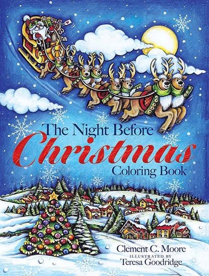 The Night Before Christmas Coloring Book, Clement C. Moore - Paperback - 9780486853260