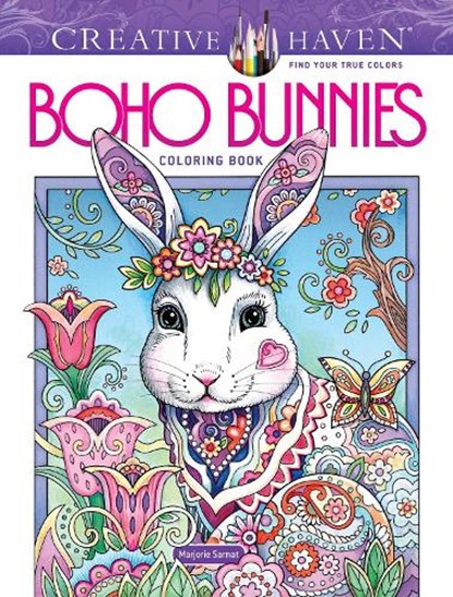 Creative Haven Boho Bunnies Coloring Book, Marjorie Sarnat - Paperback - 9780486853512