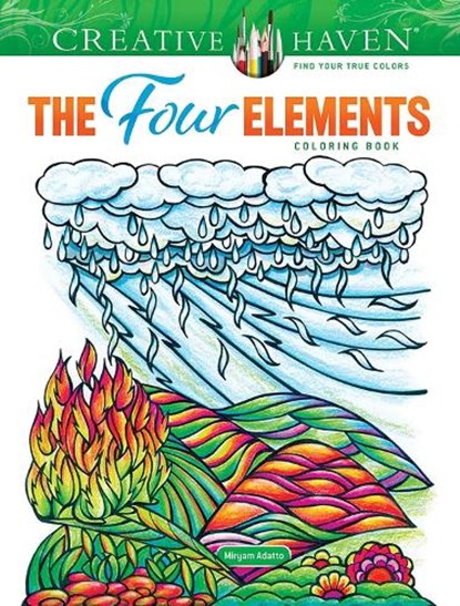 Creative Haven the Four Elements Coloring Book, Miryam Adatto - Paperback - 9780486853833