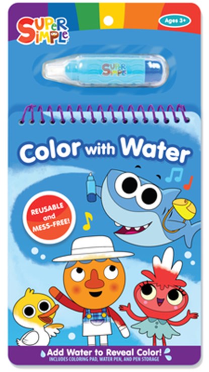 Super Simple Color with Water, Super Simple & Dover Publications - Gebonden - 9780486854250