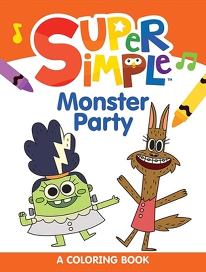 Super Simple Monster Party Coloring Book, Super Simple & Dover Publications - Paperback - 9780486854823
