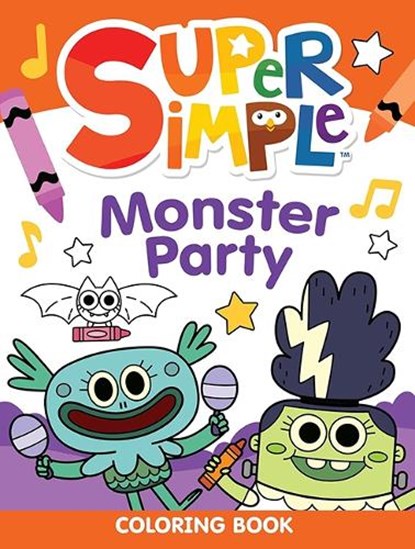 Super Simple™ Monster Party Coloring Book, Dover Publications Inc ; Super Simple™ - Paperback - 9780486854823