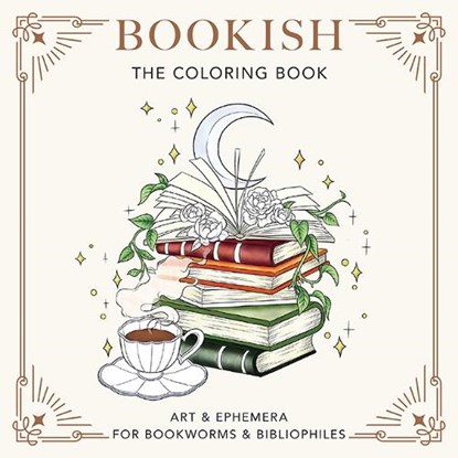 Bookish: The Coloring Book (Art & Ephemera for Bookworms & Bibliophiles), Dover Publications - Paperback - 9780486855202