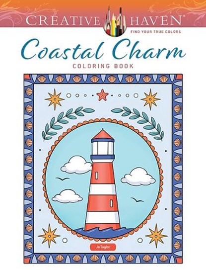 Creative Haven Coastal Charm Coloring Book, Jo Taylor - Paperback - 9780486856643