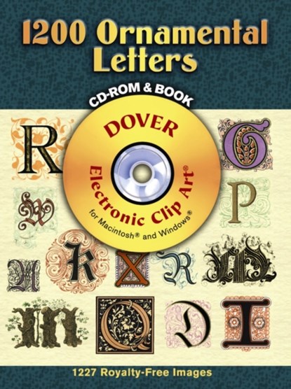1200 Ornamental Letters, INC,  Dover Publications - AVM - 9780486998145