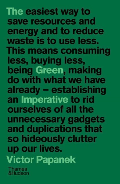 The Green Imperative, Victor Papanek - Paperback - 9780500296196