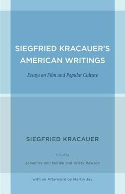 Siegfried Kracauer's American Writings, Siegfried Kracauer - Paperback - 9780520271838