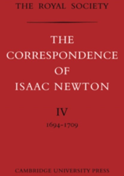 The Correspondence of Isaac Newton, Isaac Newton - Paperback - 9780521085892