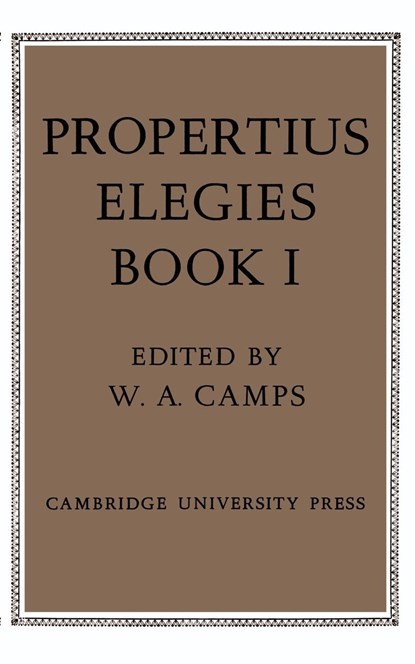 Propertius: Elegies, Propertius - Paperback - 9780521292108