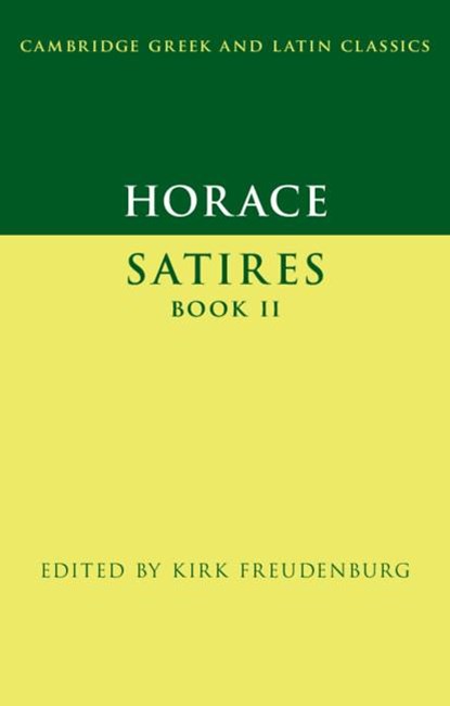 Horace: Satires Book II, Horace - Paperback - 9780521449472
