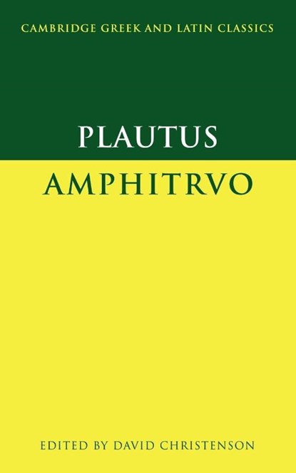 Plautus: Amphitruo, Plautus - Paperback - 9780521459976