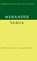 Menander: Samia (The Woman from Samos), Menander - Gebonden - 9780521514286