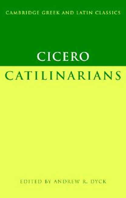 Cicero: Catilinarians, Marcus Tullius Cicero - Paperback - 9780521540438